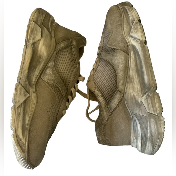 FREE PEOPLE Let's Wander Washed Sneakers / White New size 39 - Picture 4 of 8